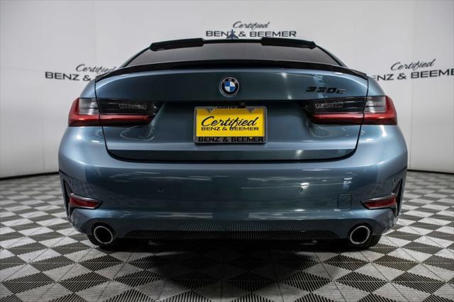 used 2021 BMW 330e car, priced at $25,000