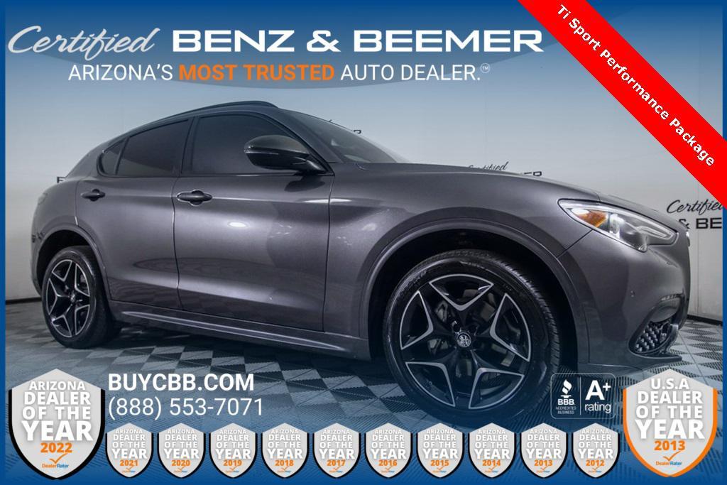 used 2020 Alfa Romeo Stelvio car, priced at $22,000