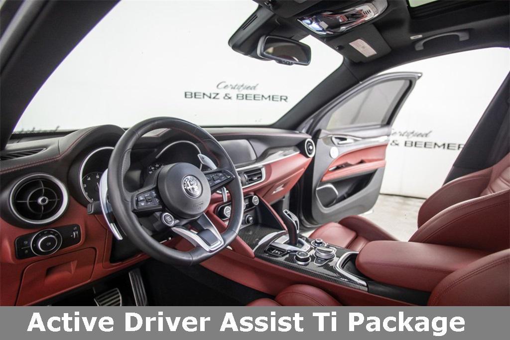 used 2020 Alfa Romeo Stelvio car, priced at $22,000
