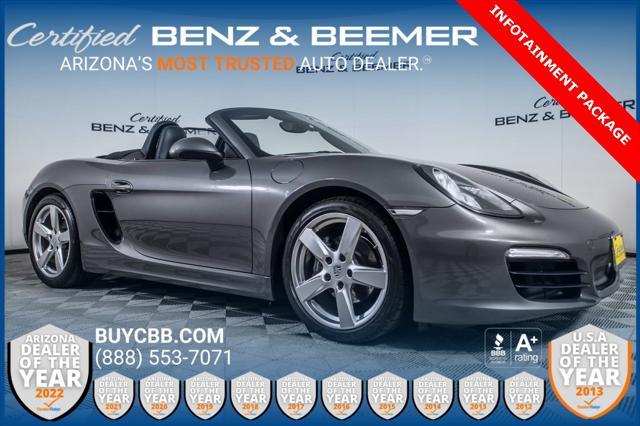 used 2015 Porsche Boxster car, priced at $41,000