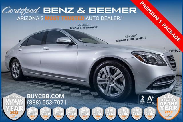 used 2018 Mercedes-Benz S-Class car, priced at $38,300