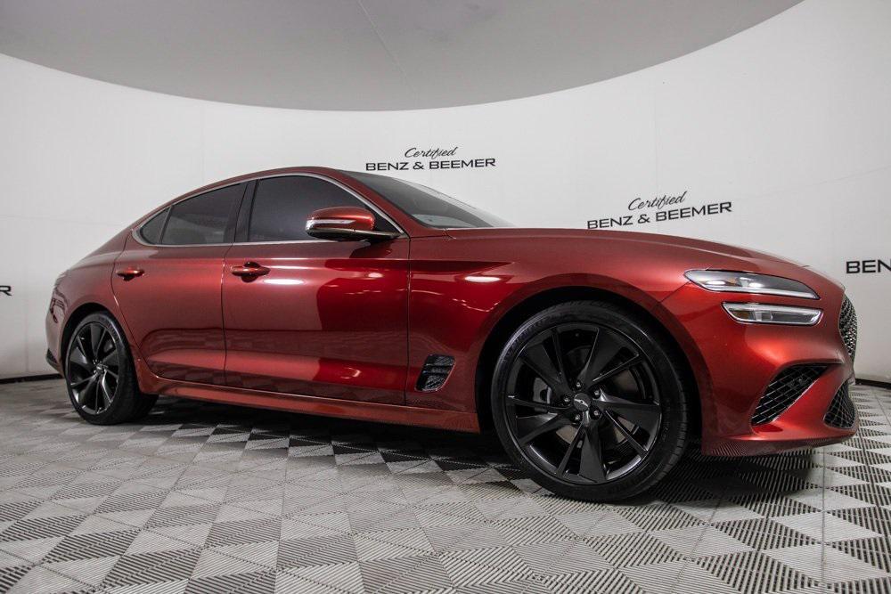 used 2022 Genesis G70 car, priced at $31,000