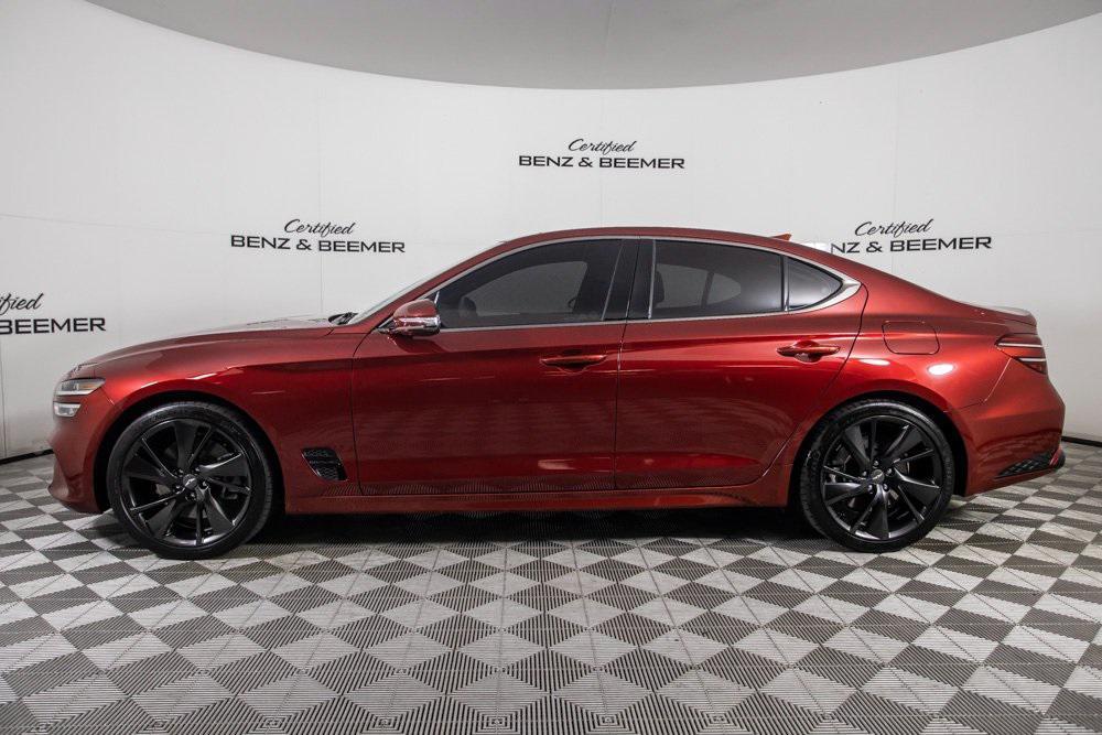 used 2022 Genesis G70 car, priced at $31,000