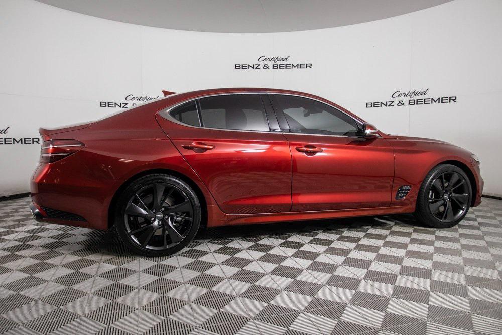 used 2022 Genesis G70 car, priced at $31,000