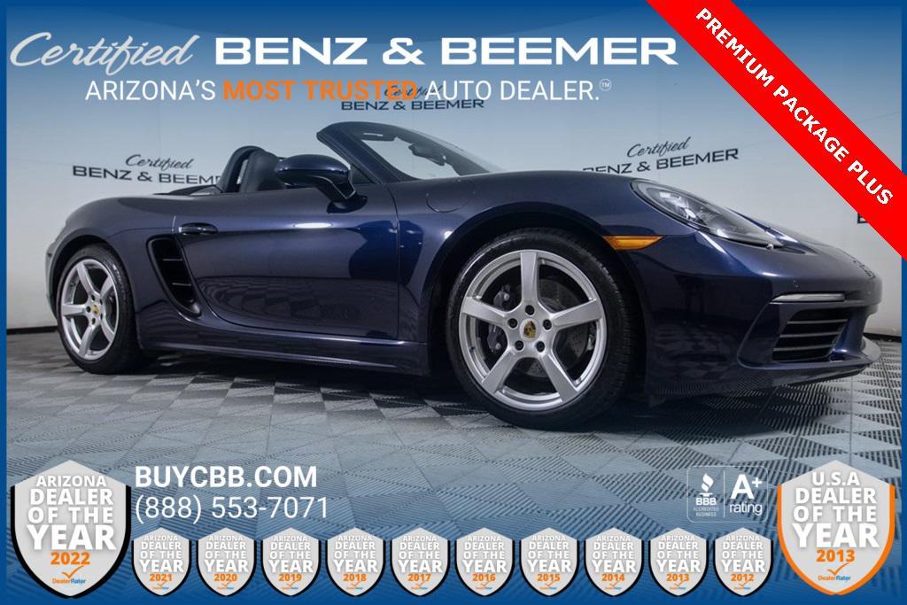 used 2019 Porsche 718 Boxster car, priced at $54,000