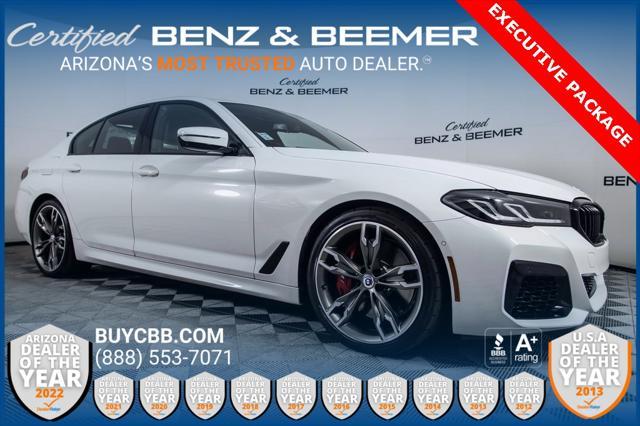 used 2023 BMW M550 car, priced at $67,800