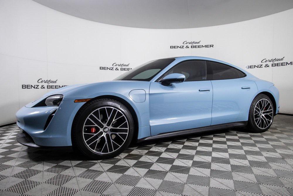 used 2021 Porsche Taycan car, priced at $65,000