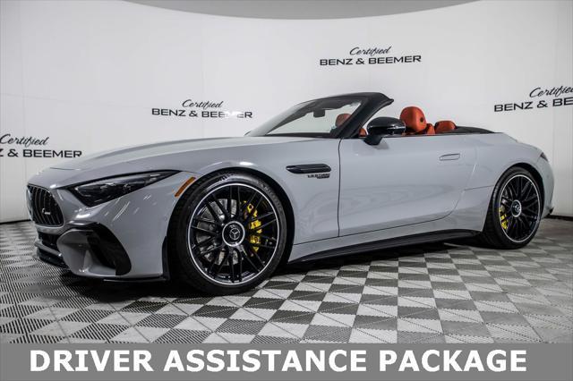 used 2022 Mercedes-Benz AMG SL 63 car, priced at $122,500