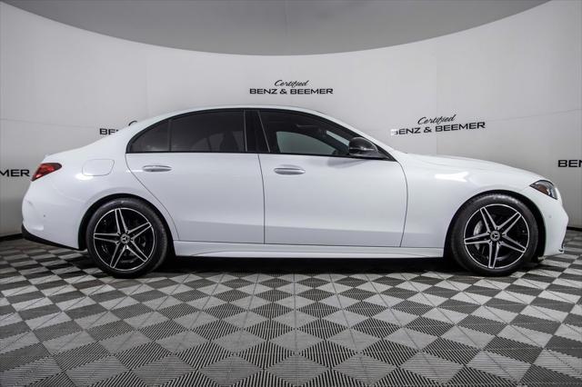 used 2022 Mercedes-Benz C-Class car, priced at $37,000