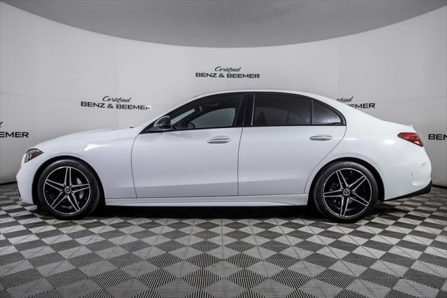 used 2022 Mercedes-Benz C-Class car, priced at $37,000