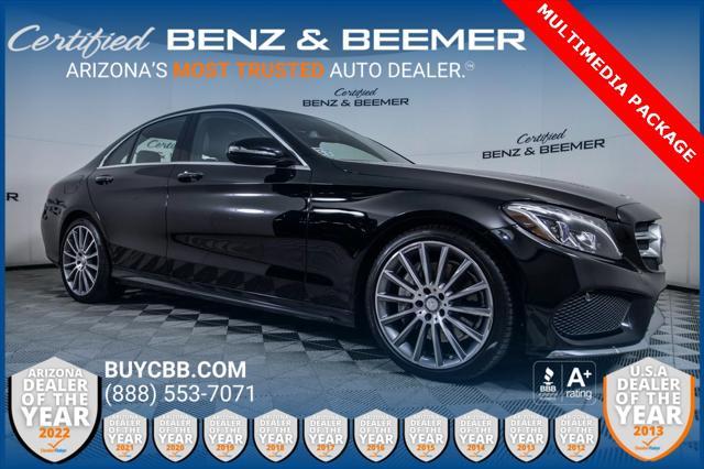 used 2015 Mercedes-Benz C-Class car, priced at $18,000