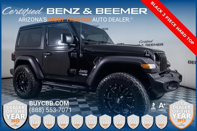 used 2018 Jeep Wrangler car, priced at $25,000