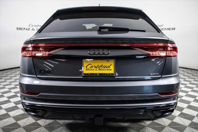 used 2021 Audi Q8 car, priced at $39,500