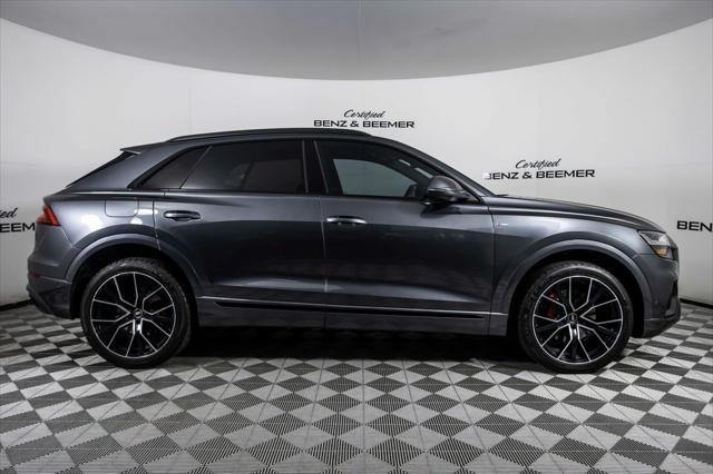 used 2021 Audi Q8 car, priced at $39,500