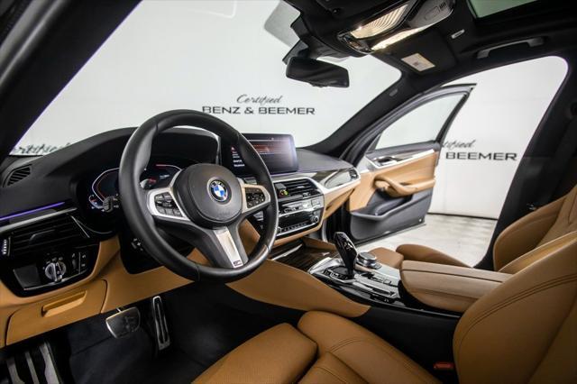 used 2022 BMW 530 car, priced at $38,500
