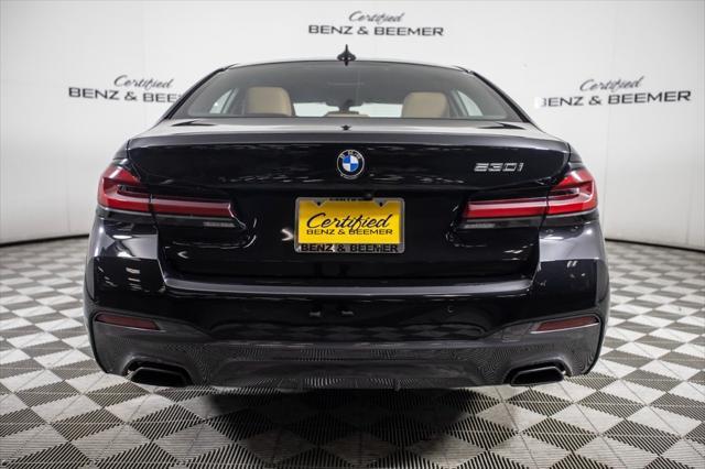 used 2022 BMW 530 car, priced at $38,500