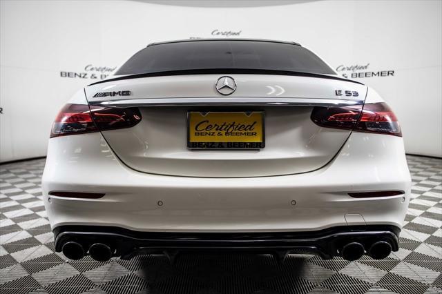 used 2022 Mercedes-Benz AMG E 53 car, priced at $59,500