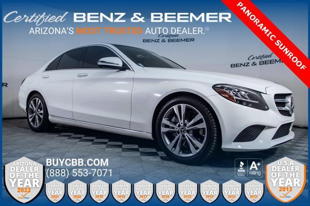 used 2020 Mercedes-Benz C-Class car, priced at $26,000