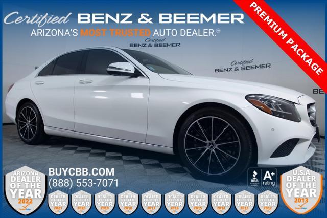 used 2021 Mercedes-Benz C-Class car, priced at $31,000
