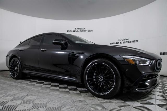 used 2021 Mercedes-Benz AMG GT car, priced at $82,000