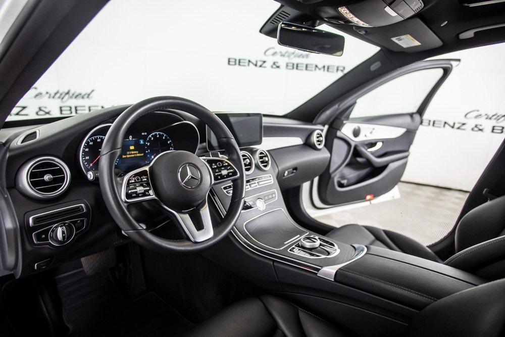 used 2021 Mercedes-Benz C-Class car, priced at $27,500