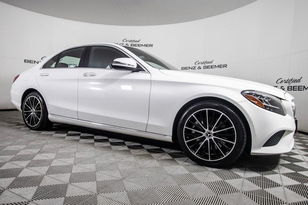 used 2021 Mercedes-Benz C-Class car, priced at $27,500