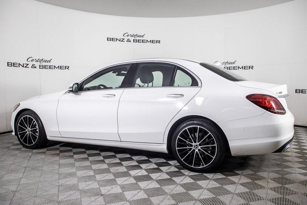 used 2021 Mercedes-Benz C-Class car, priced at $27,500