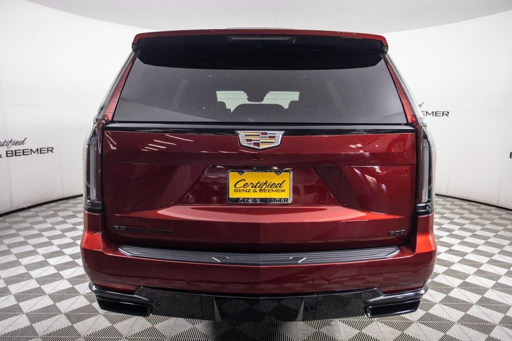 used 2022 Cadillac Escalade car, priced at $58,000