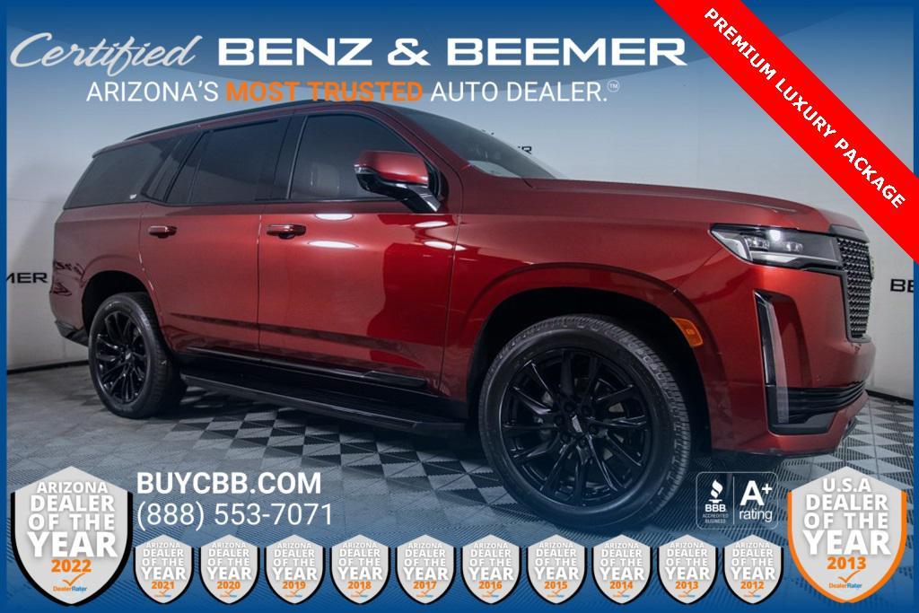 used 2022 Cadillac Escalade car, priced at $58,000