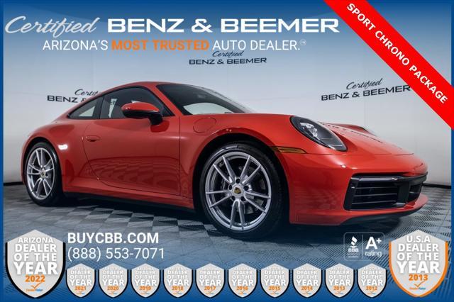 used 2022 Porsche 911 car, priced at $118,000