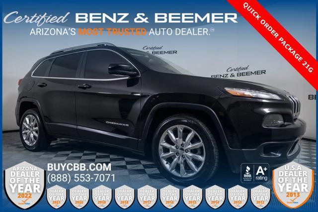 used 2016 Jeep Cherokee car, priced at $11,500