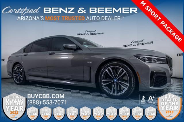 used 2022 BMW 745e car, priced at $54,000