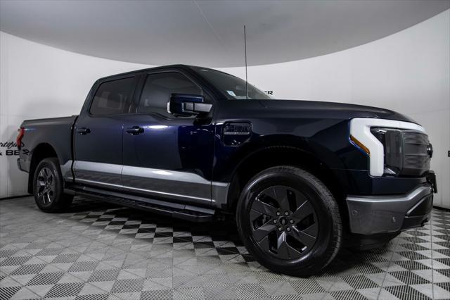 used 2023 Ford F-150 Lightning car, priced at $53,000