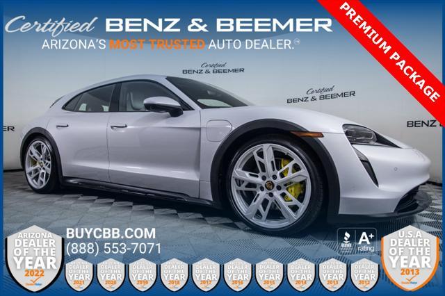 used 2021 Porsche Taycan Cross Turismo car, priced at $69,500