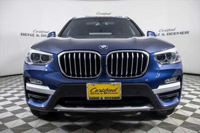 used 2021 BMW X3 car, priced at $28,500