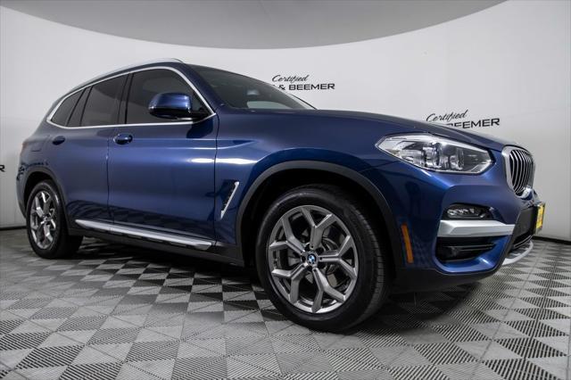 used 2021 BMW X3 car, priced at $28,500