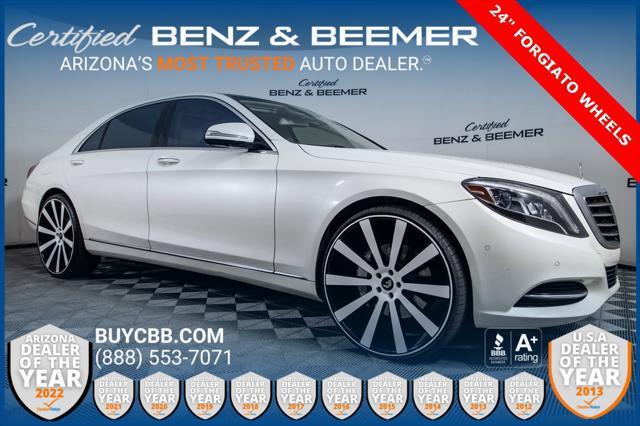 used 2014 Mercedes-Benz S-Class car, priced at $22,000