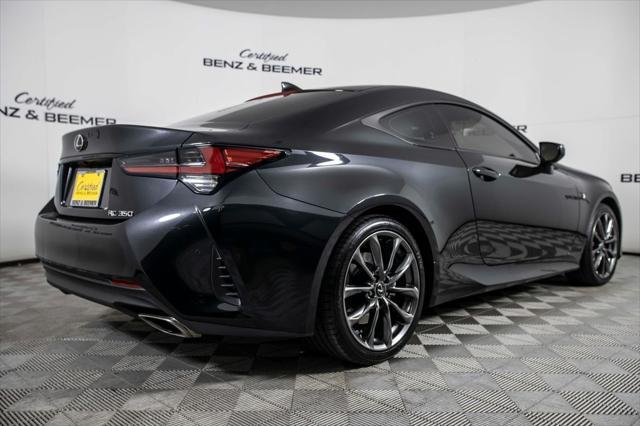 used 2022 Lexus RC 350 car, priced at $42,000