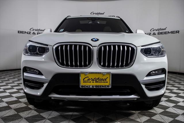 used 2021 BMW X3 car, priced at $25,000