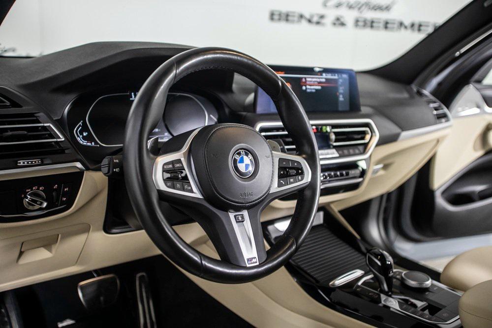 used 2022 BMW X3 car, priced at $31,500