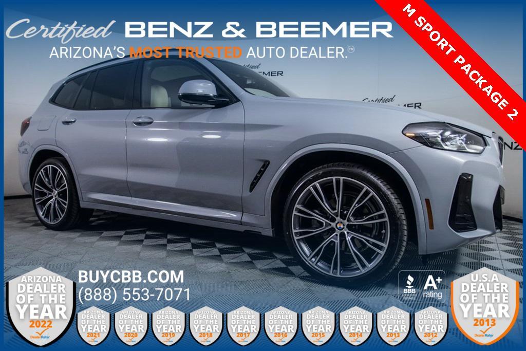 used 2022 BMW X3 car, priced at $32,300