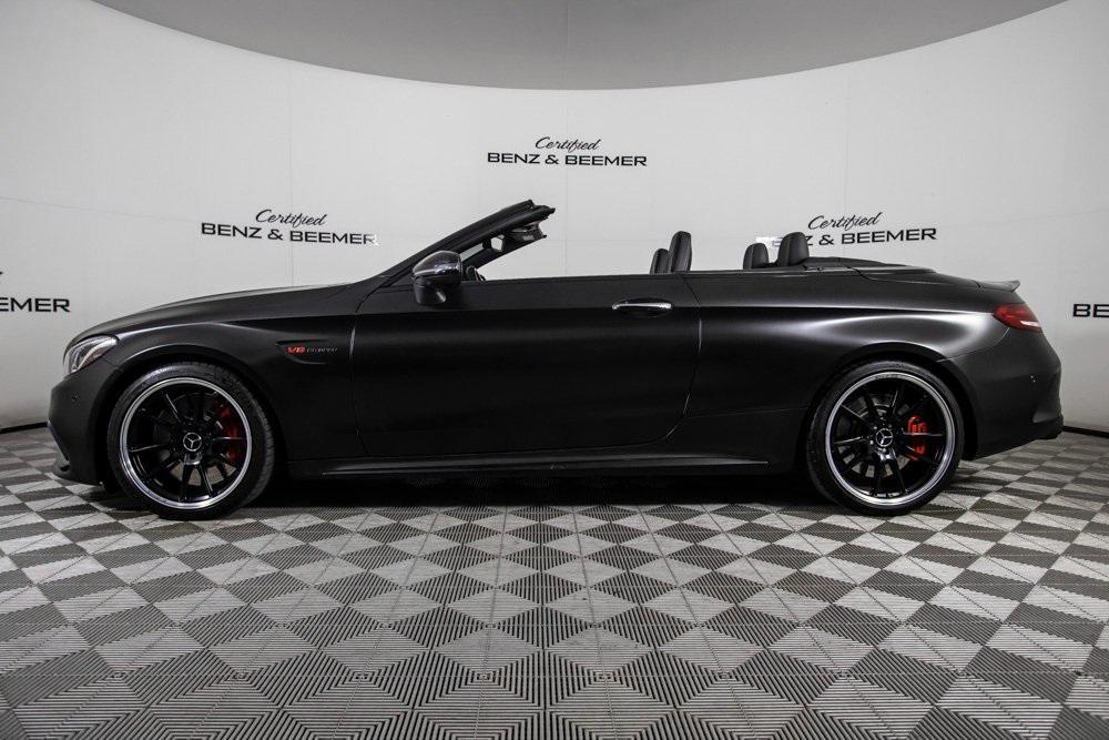 used 2018 Mercedes-Benz AMG C 63 car, priced at $47,000