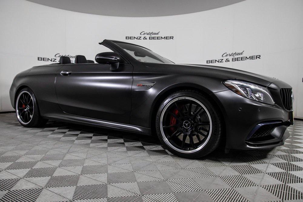 used 2018 Mercedes-Benz AMG C 63 car, priced at $47,000