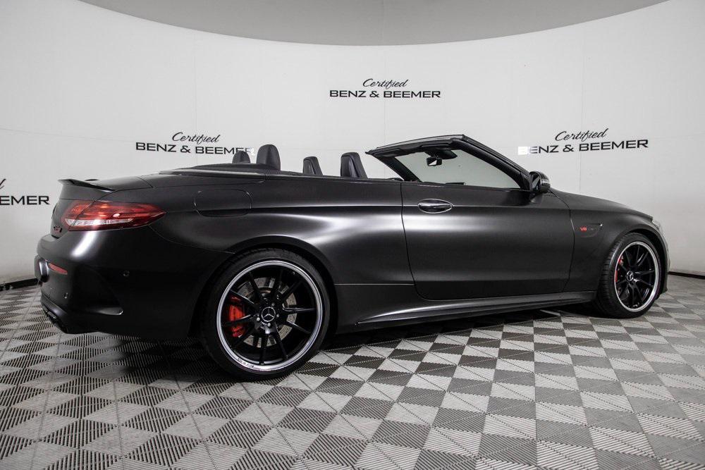 used 2018 Mercedes-Benz AMG C 63 car, priced at $47,000