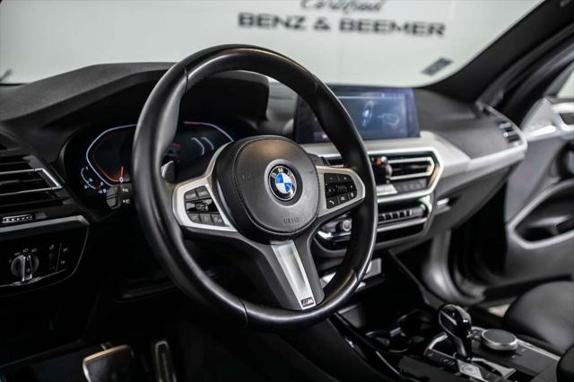 used 2022 BMW X3 car, priced at $38,000