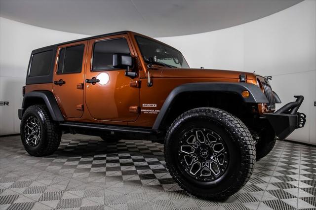 used 2014 Jeep Wrangler Unlimited car, priced at $18,500