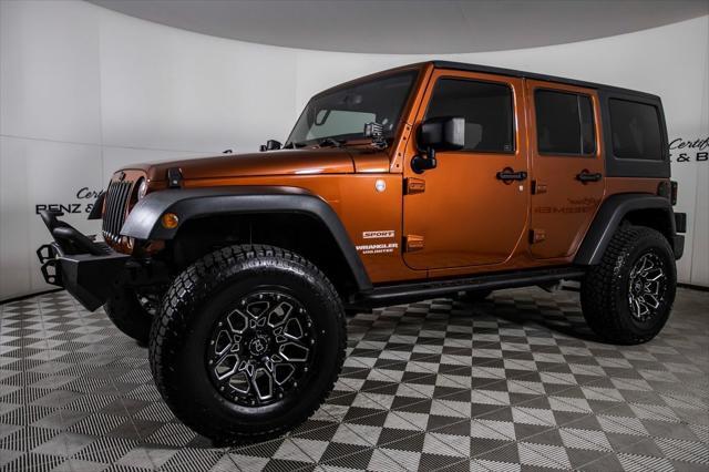 used 2014 Jeep Wrangler Unlimited car, priced at $18,500