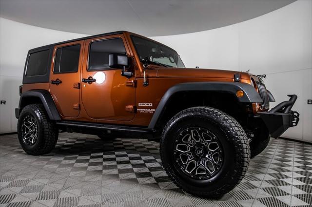 used 2014 Jeep Wrangler Unlimited car, priced at $19,500