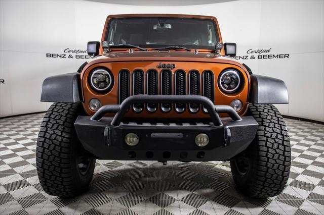 used 2014 Jeep Wrangler Unlimited car, priced at $18,500