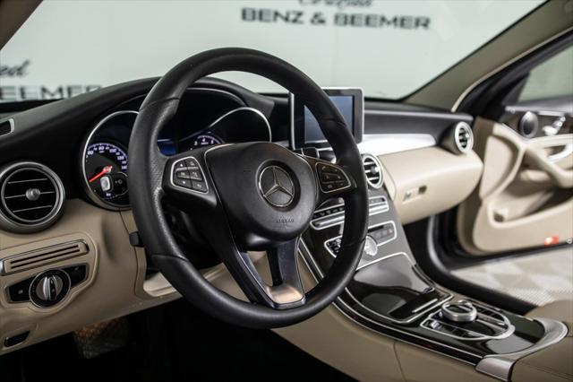used 2018 Mercedes-Benz C-Class car, priced at $18,000